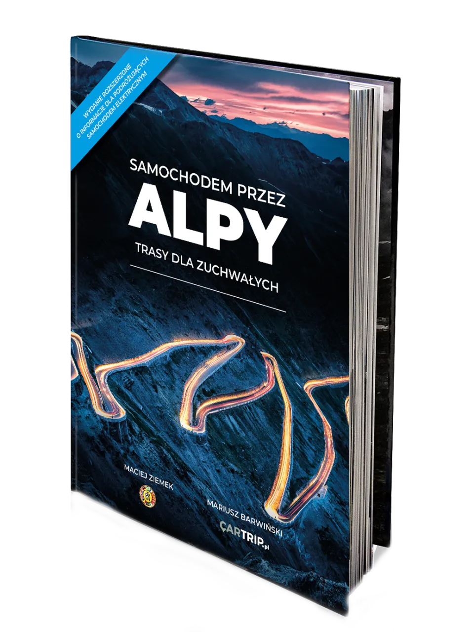Samochodem przez Alpy - okładka książki